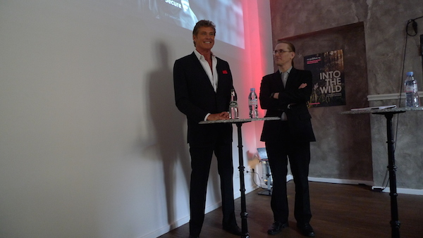 David Hasselhoff war übrigens auch da