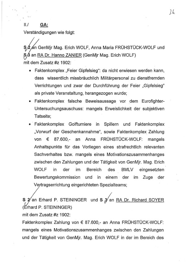 Die Eurofighter-Dokumente im Original
